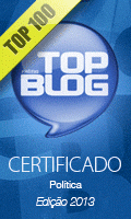 TOP BLOG 2013 | Entre os 100 Melhores do Brasil | Categoria Blog. Editoria Política.