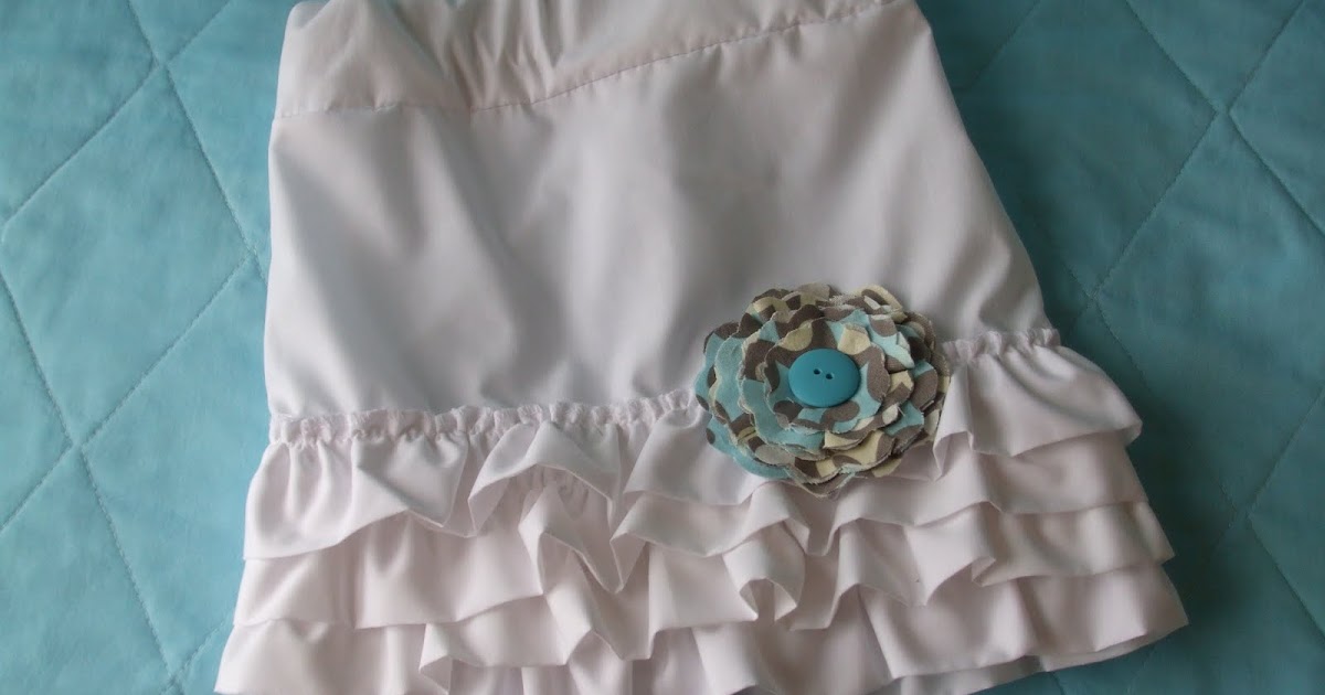 My Creative Stirrings Turn a bed sheet into a Little Girls Skirt!