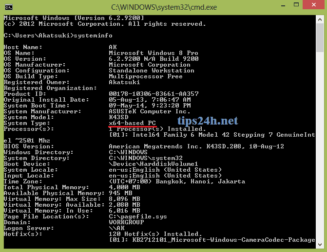 Xác định phiên bản Windows là 32 hay 64 bit