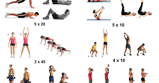 Sets and Recipes 100 through 10 Rep Workout