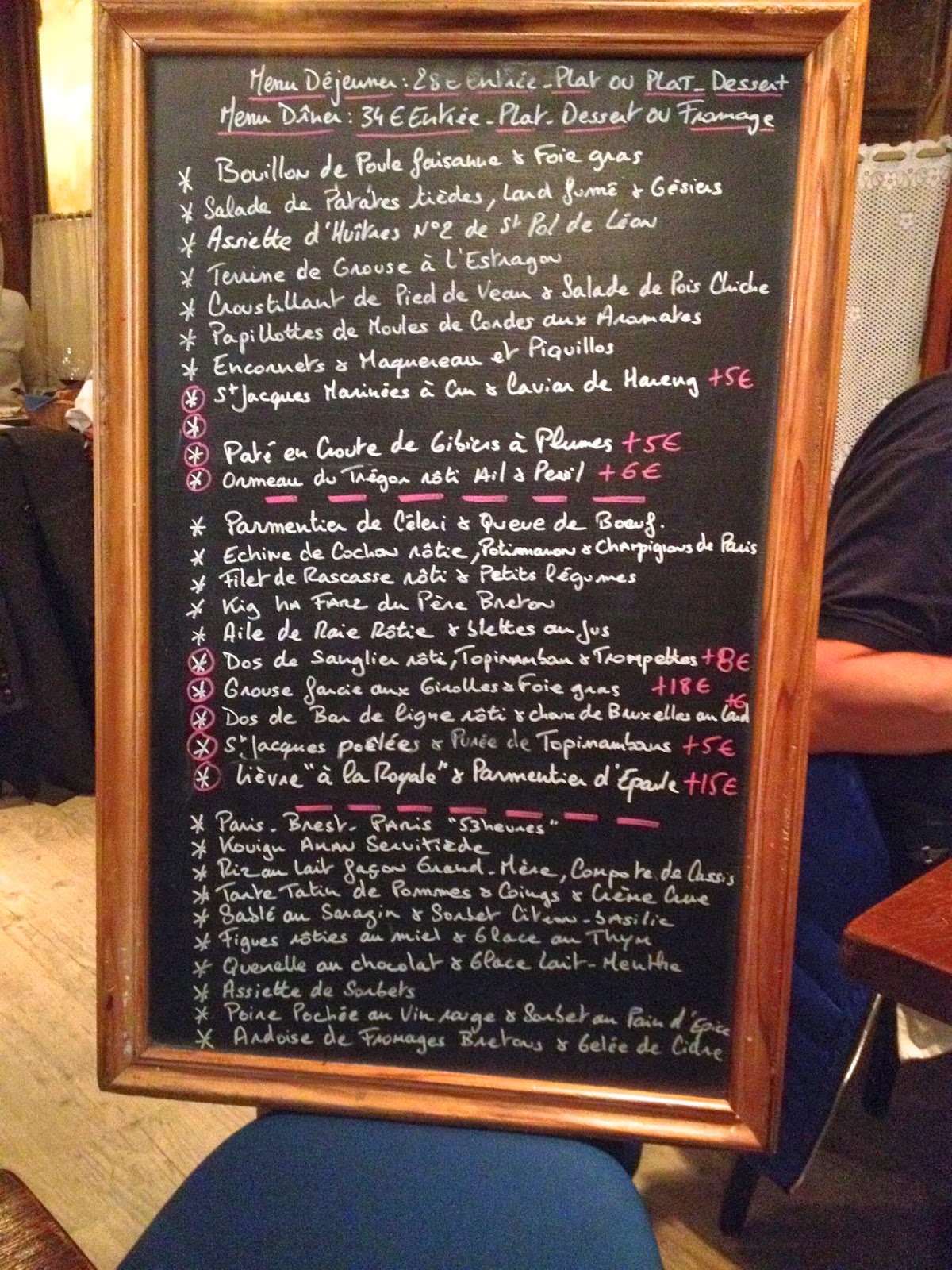 Chez Michel Restaurant Paris Menu Chez Michel Restaurant Paris Menu