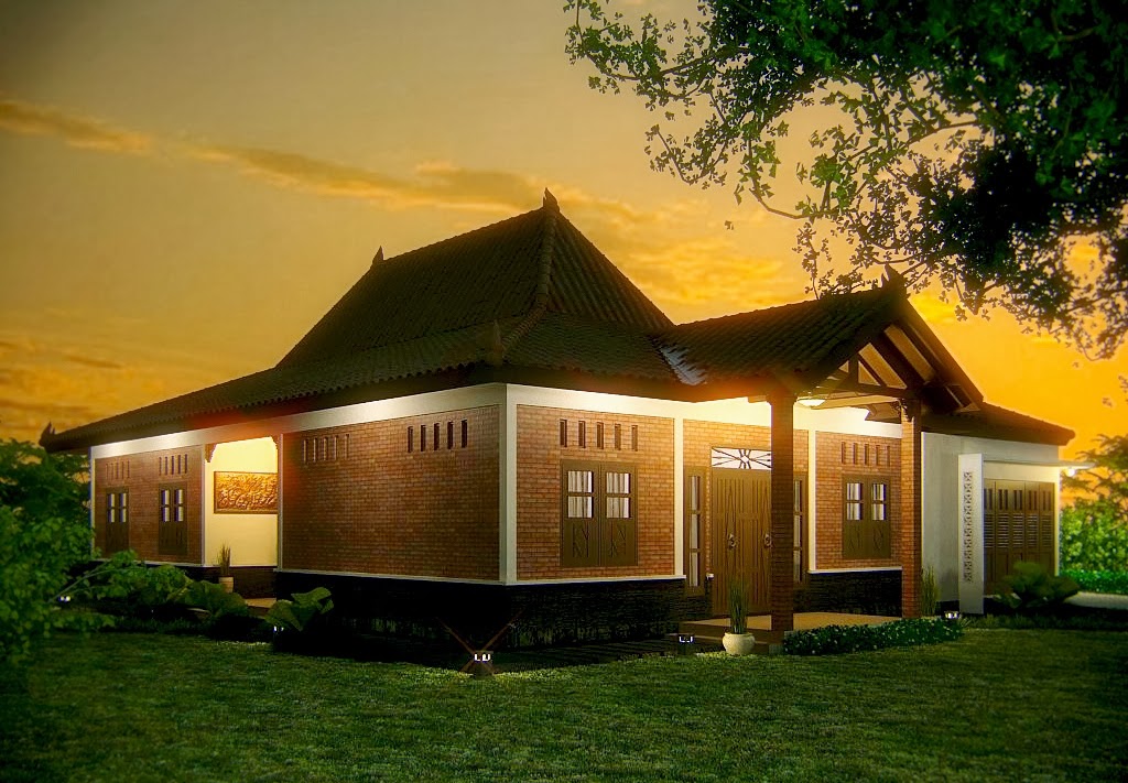 Desain Rumah Joglo Bergaya Modern di Jawa Tengah | Konsep Desain Rumah