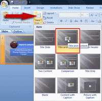 Cara menambah slide powerpoint 2007 Cara menambah slide powerpoint 2007