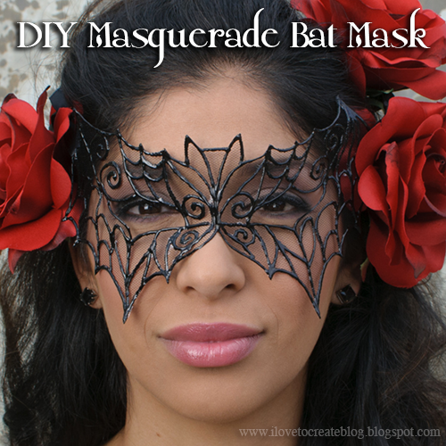 iLoveToCreate Blog: DIY Masquerade Bat Mask