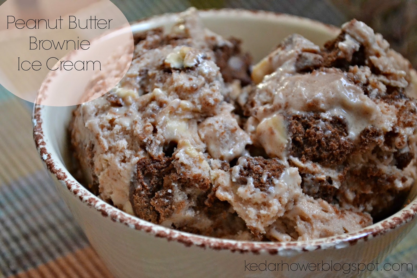 Stuff, Things, etc. (GlutenFree) PB Brownie Ice Cream