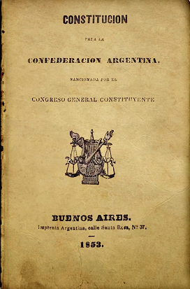 ARGENTINA SANCIONA LA CONSTITUCIÓN NACIONAL (01/05/1853)
