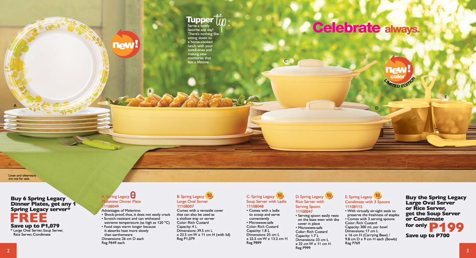 Catalog and Monthly Brochure – Tupperware US