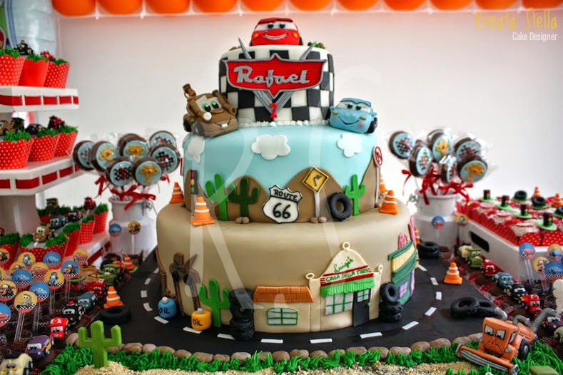 Renata Stella Cake Designer: Bolo Carros Disney