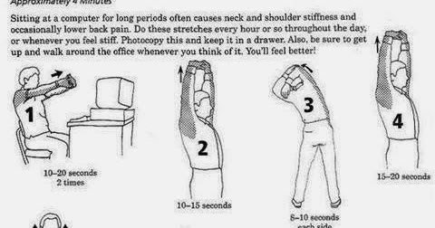 Now You Can Pin It Computer And Desk Stretches
