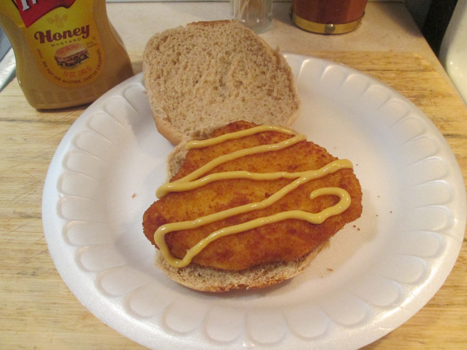 Diab2Cook Lunch Today Breaded Chicken Breast Cutlet Sandwich