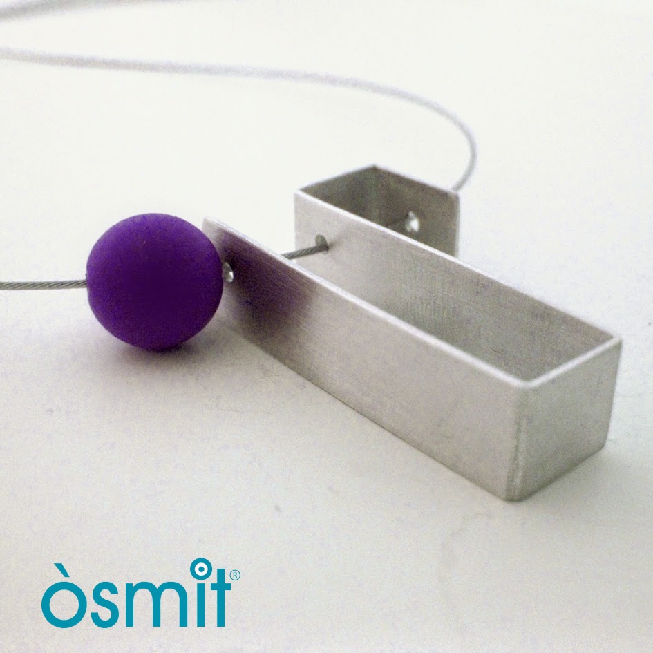 collar aluminio osmit joyas penjoll artesanal osmit joies