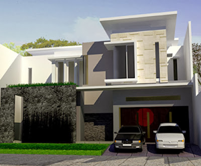contoh model rumah 2 lantai terbaru | desain rumah | tipe
