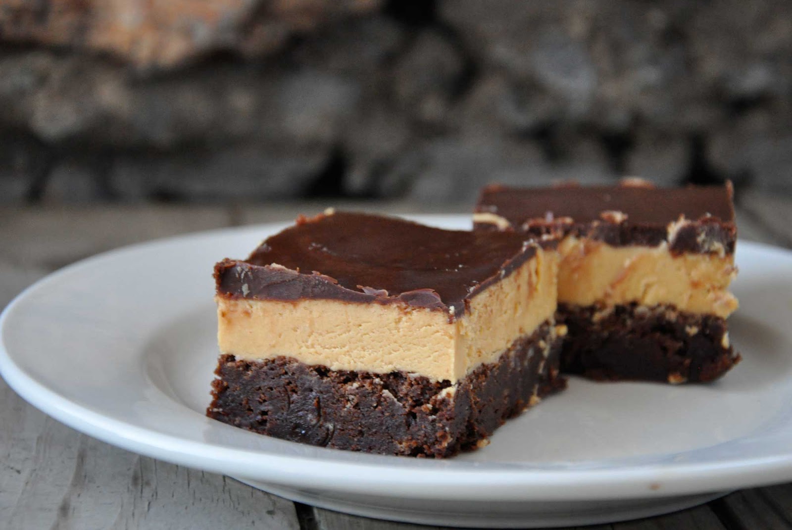 Maple Macaroni Peanut Butter Bliss Brownies