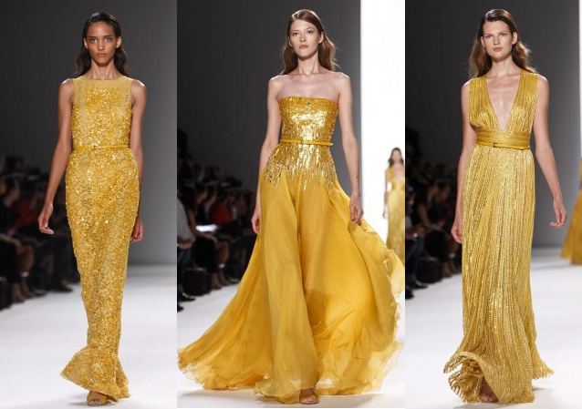 elie saab yellow dress