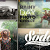 PSD : تأثير مطر متساقط على الصور - Rainy Day Photo Effect