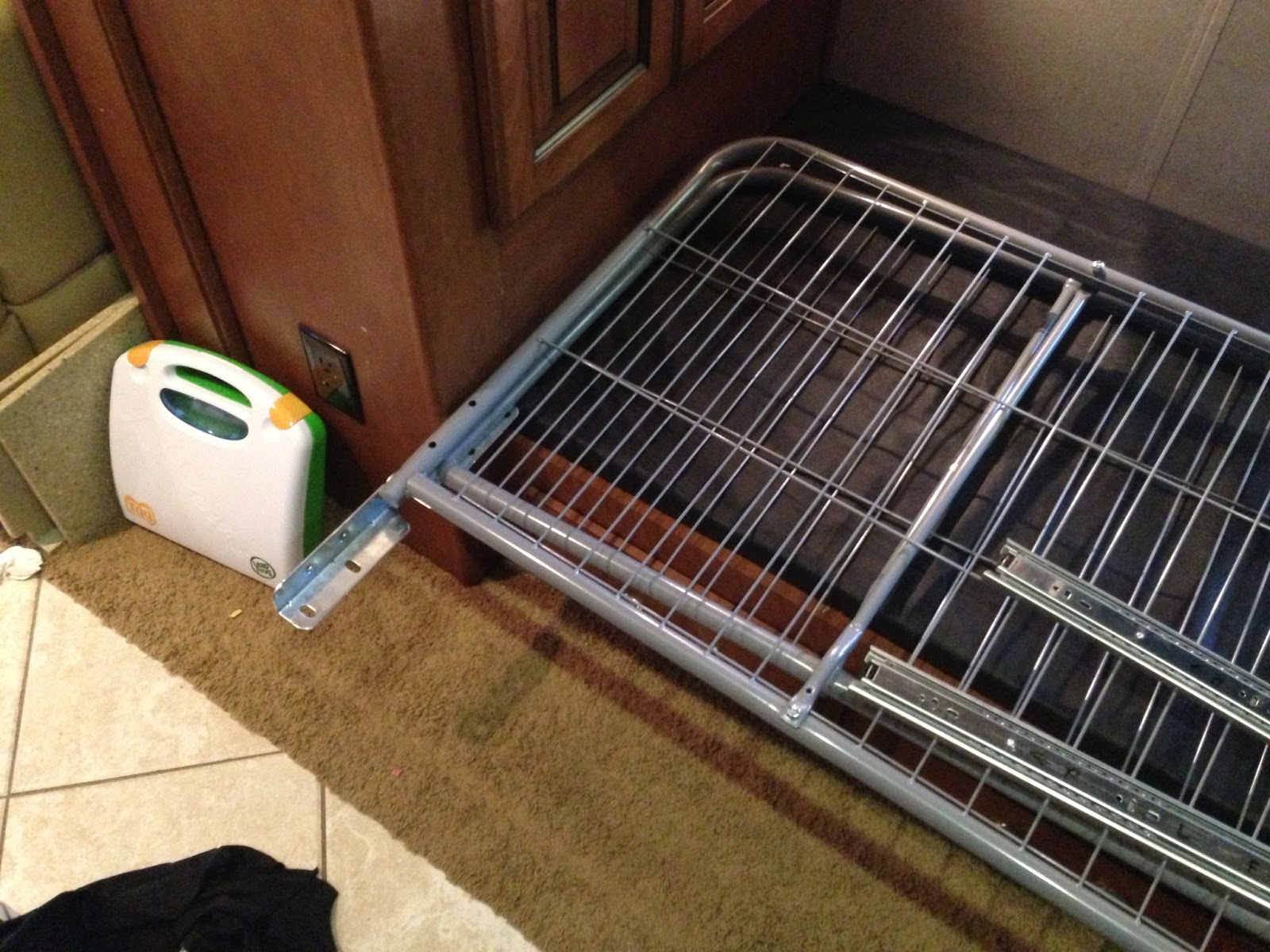 LivelyRV How To Install A Futon In A RV Bunkhouse