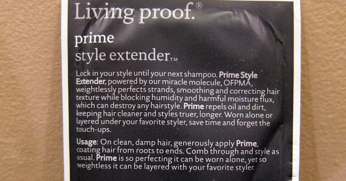 Beauty Test Dummies Living Proof Prime Style Extender