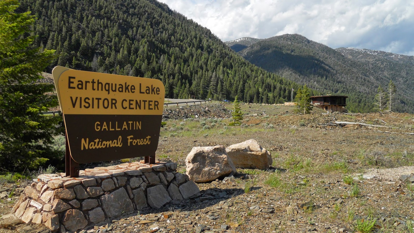 National Forest Camper Earthquake Lake Visitor Center