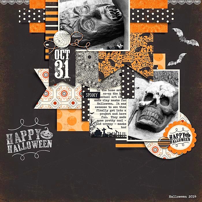 Layout by Erin Kit-Fright by sweet caroline studio