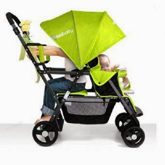 seebaby double stroller