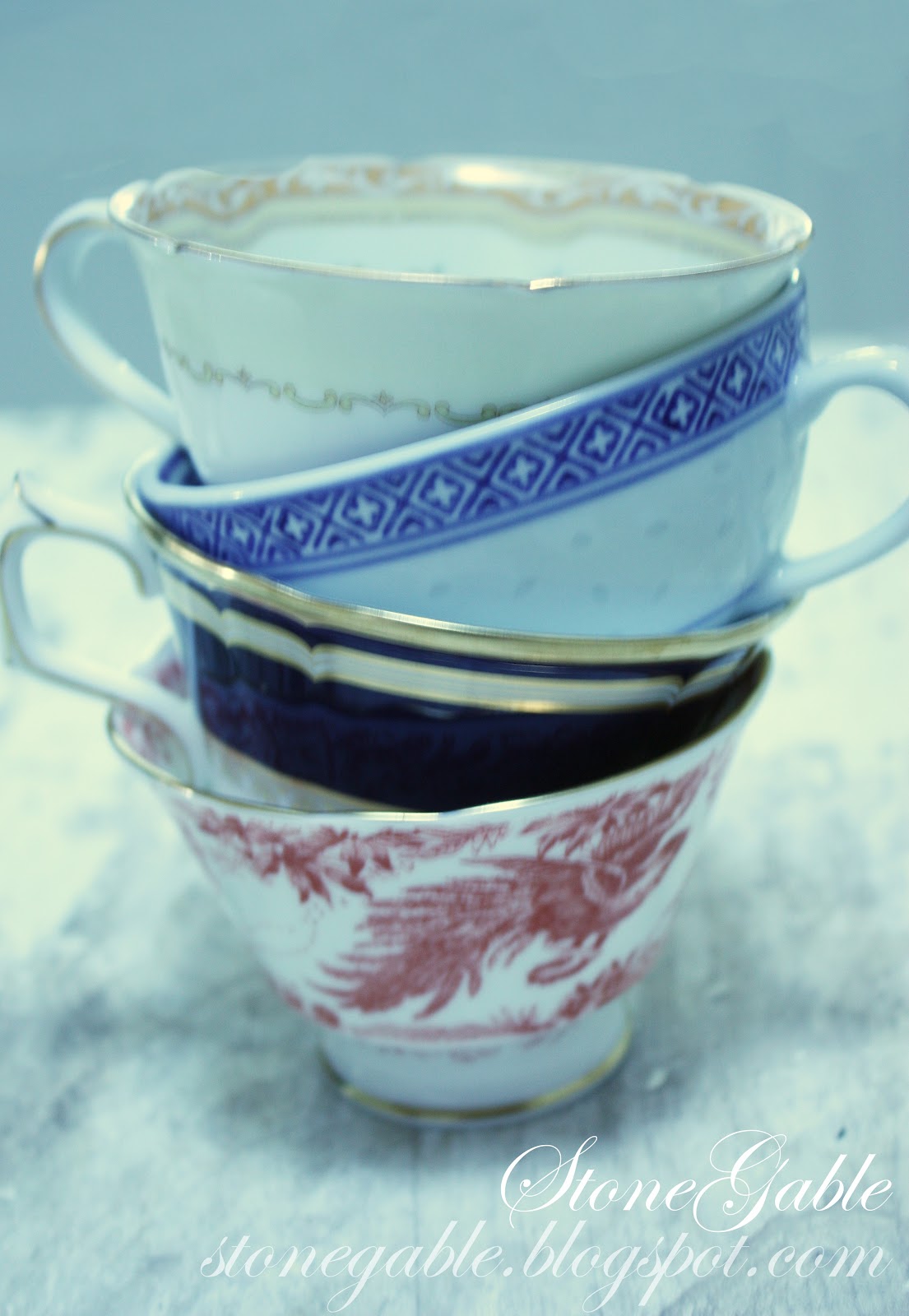 WHAT'S THE SCOOP Repurposing Teacups StoneGable