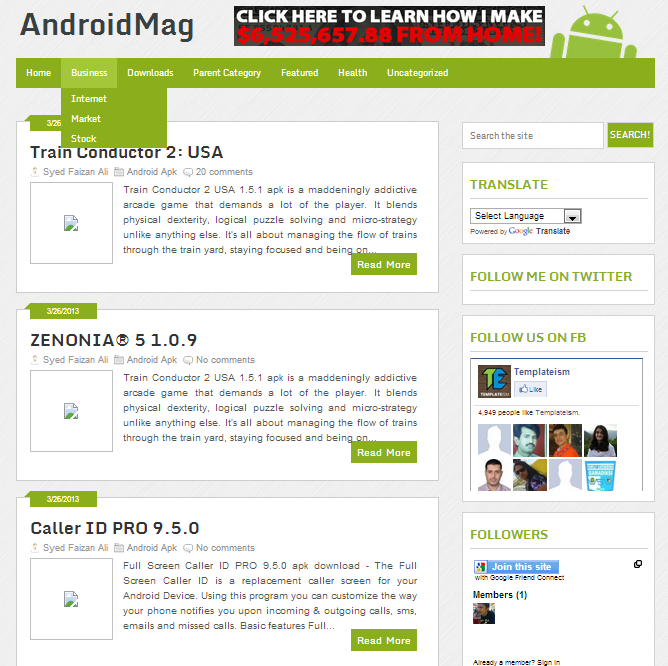Responsive Templates For Android | android mag free responsive blogger template asimbaba Responsive Templates For Android | android mag free responsive blogger template asimbaba