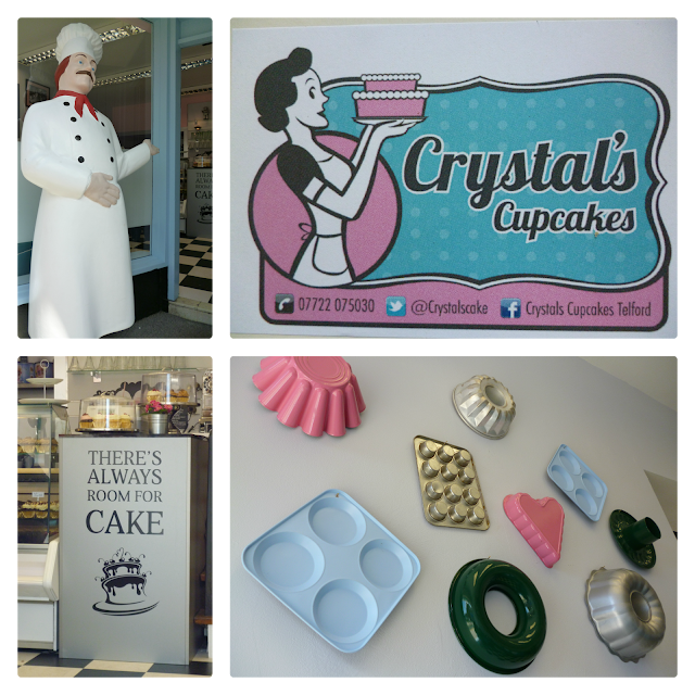Crystals Cupcakes is located in the High Street, Dawley, Shropshire.