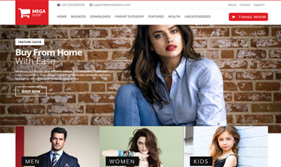 Template Toko Online - Jualan Online (Online Shopping  Indonesia) Gratis Download