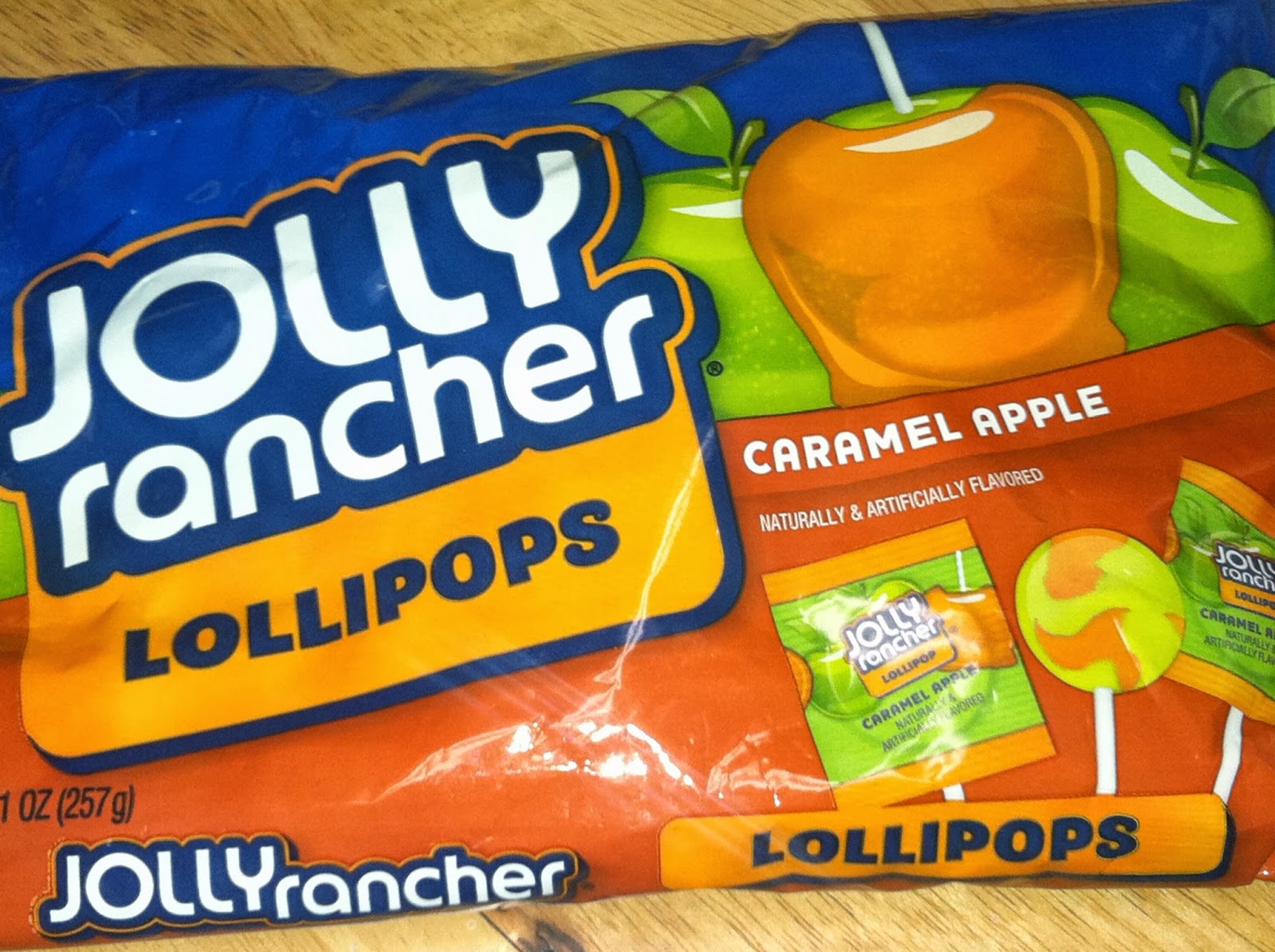 The Holidaze Jolly Rancher Caramel Apple Lollipops
