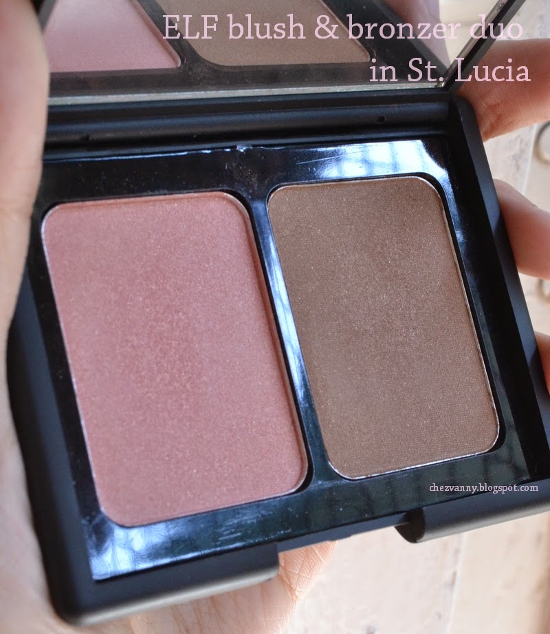 Lava Bean Review ELF Blush & Bronzer Duo in St. Lucia.