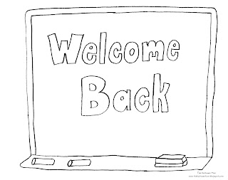 Back To School Color Pages Back To School Color Pages