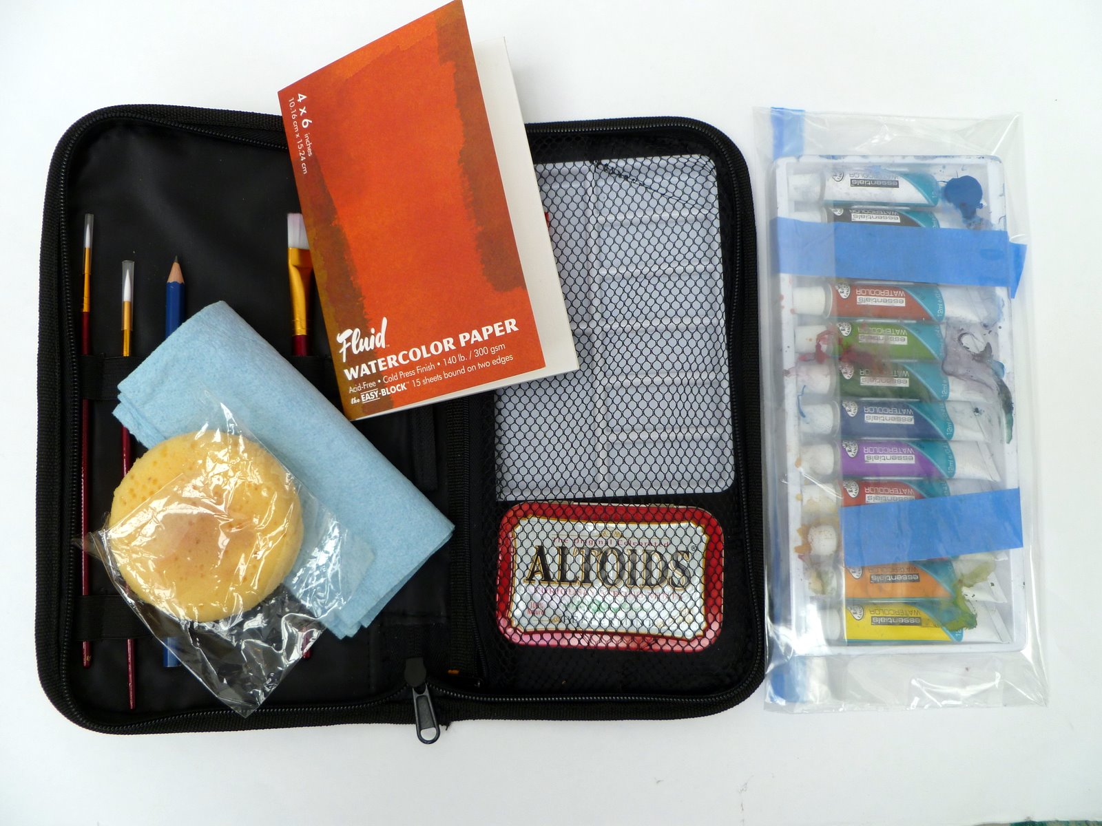 Michele's NW Studio Zip up Outdoor Watercolor Kit