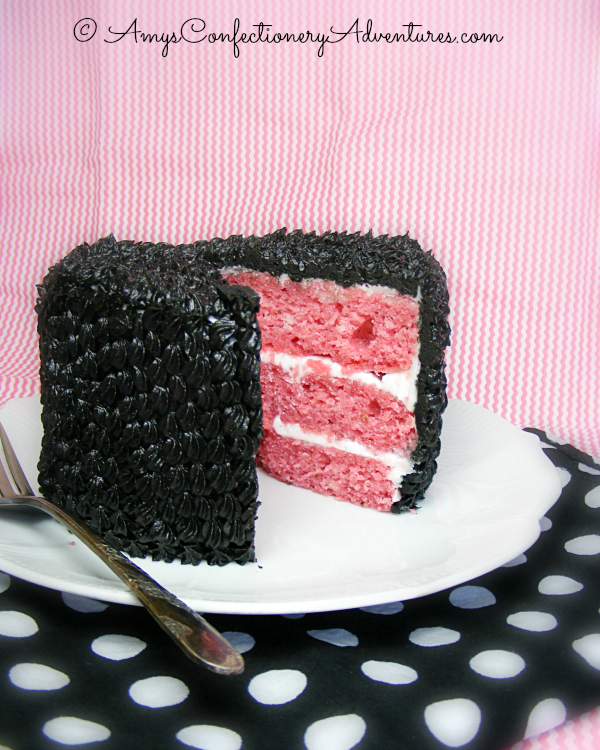 Amy's Confectionery Adventures Strawberry Sour Cream Cake