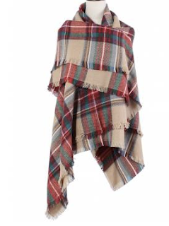 plaid scarf banggood