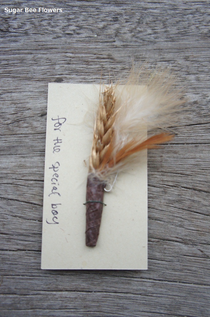 Sugar Bee Flowers Rustic Wheat Wedding