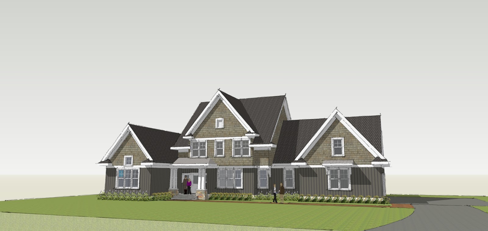 Simply Elegant Home Designs Blog: Shingle Style Studies Simply Elegant Home Designs Blog: Shingle Style Studies