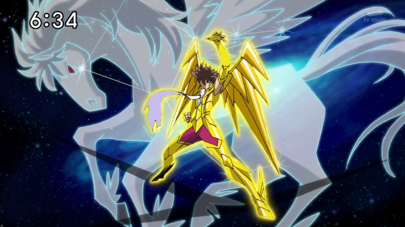 I've been rewatching Saint Seiya Omega and I recalled something I did  during the original run of the show. (I love Omega, this is just for fun  and not to initiate hate). 