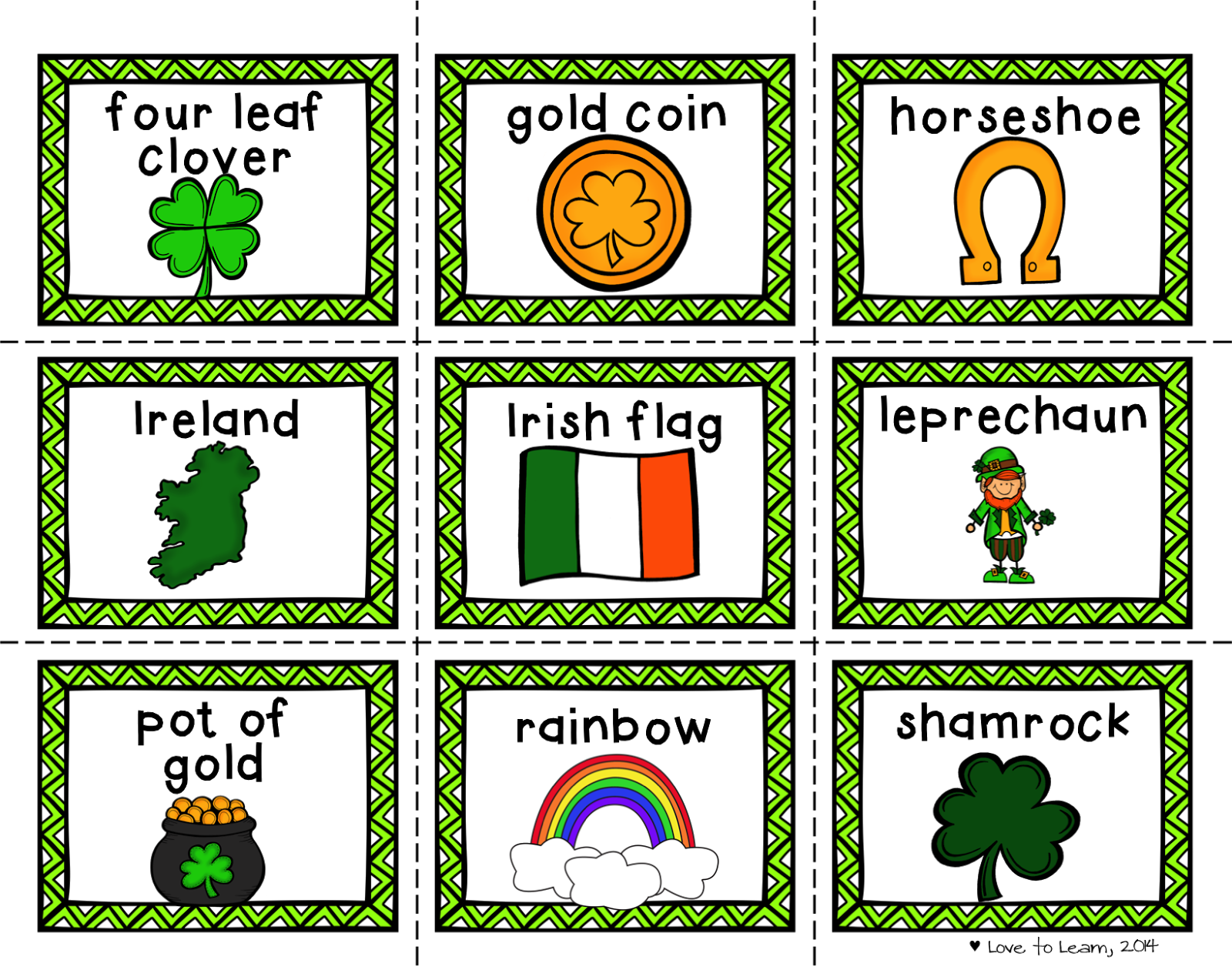 Love to Learn: St. Patrick's Day Freebie!