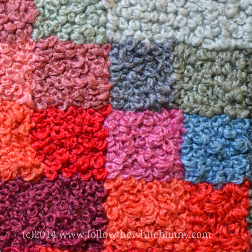 Follow the White Bunny More French Knots