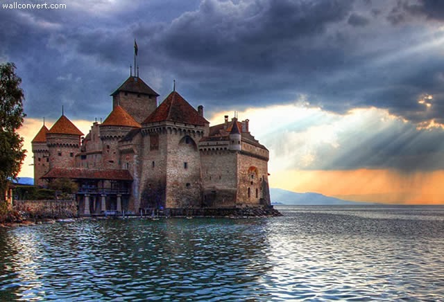 CASTELO DE CHILLON - CHÂTEAU DE CHILLON - CHILLON CASTLE CASTELO DE CHILLON - CHÂTEAU DE CHILLON - CHILLON CASTLE