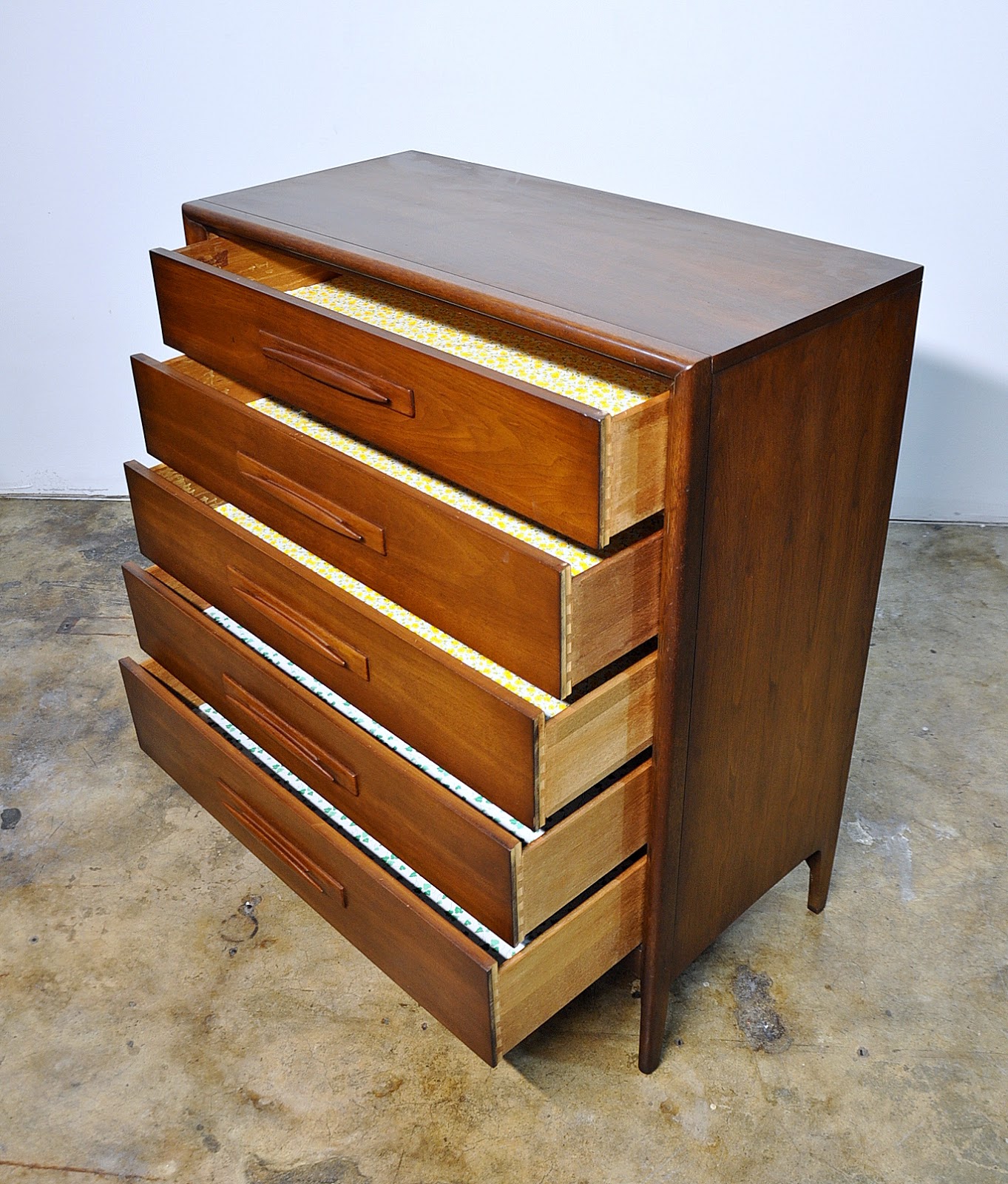 SELECT MODERN Broyhill Highboy or Gentleman's Chest of Drawers