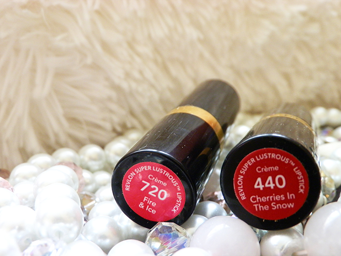 Revlon Super Lustrous Lipsticks Fire & Ice and Cherries in the Snow Revlon Super Lustrous Lipsticks Fire & Ice and Cherries in the Snow