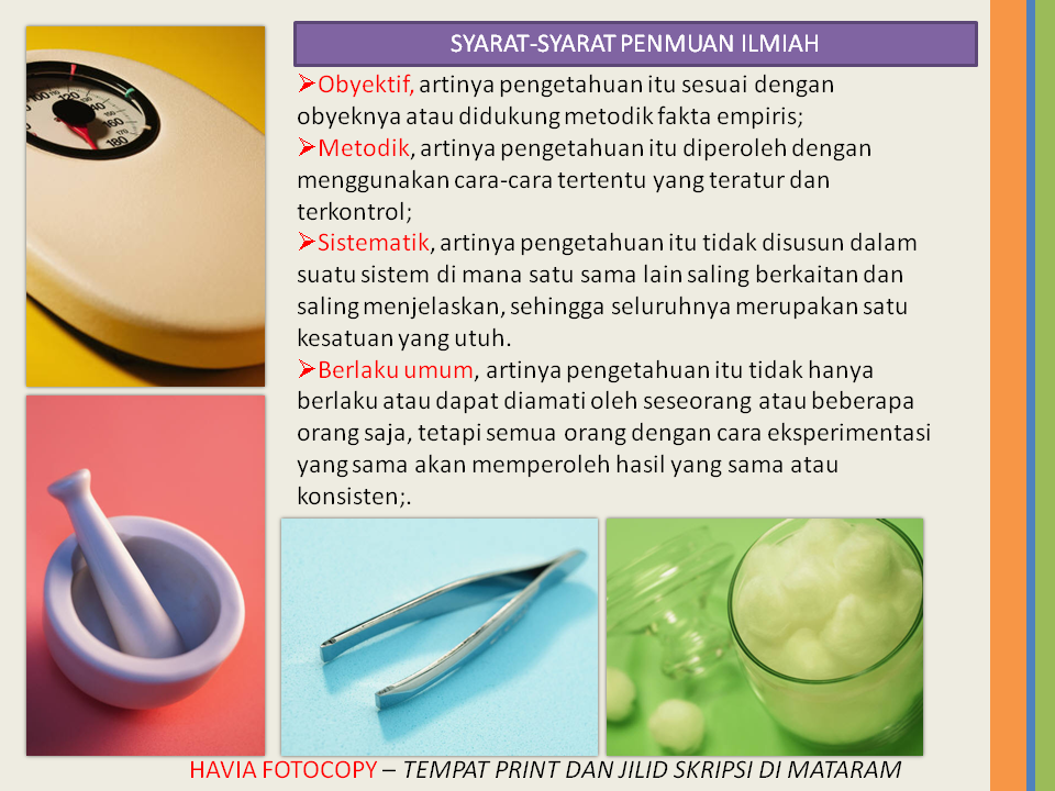 Syarat-Syarat Dan Ciri Ciri Penemuan ILMIAH