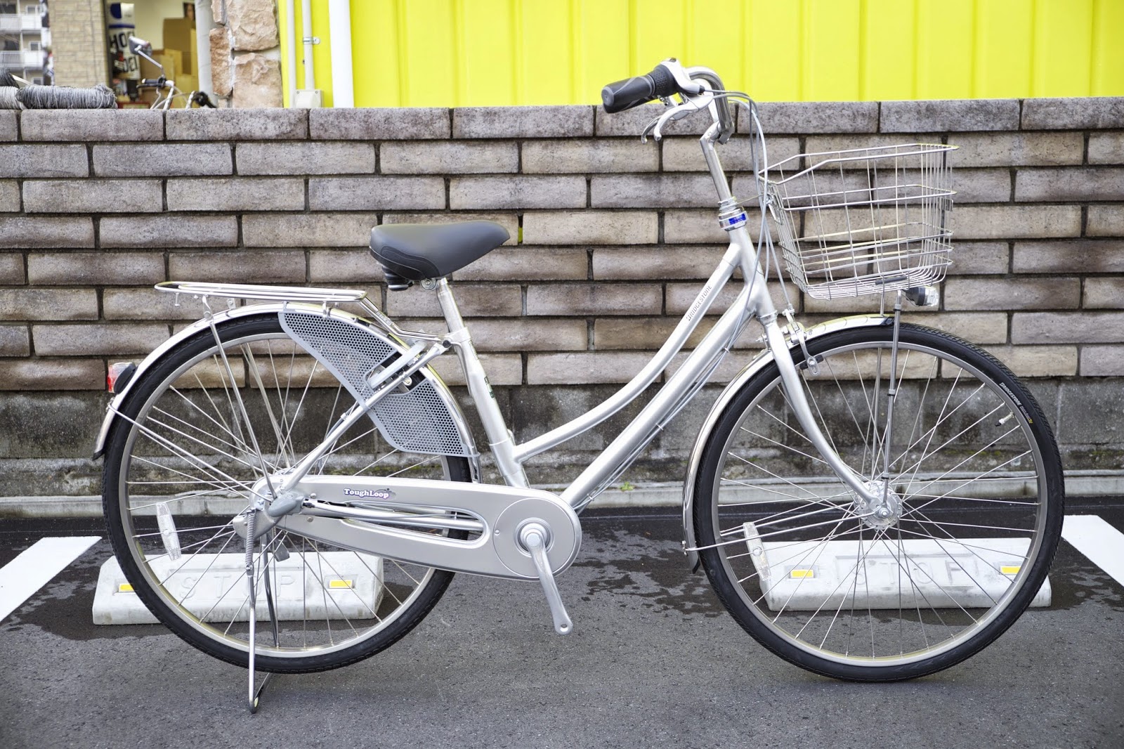 ブリジストン　中古自転車 ブリヂストン タフループ シルバー☆ 中古自転車 B343【27インチ 】