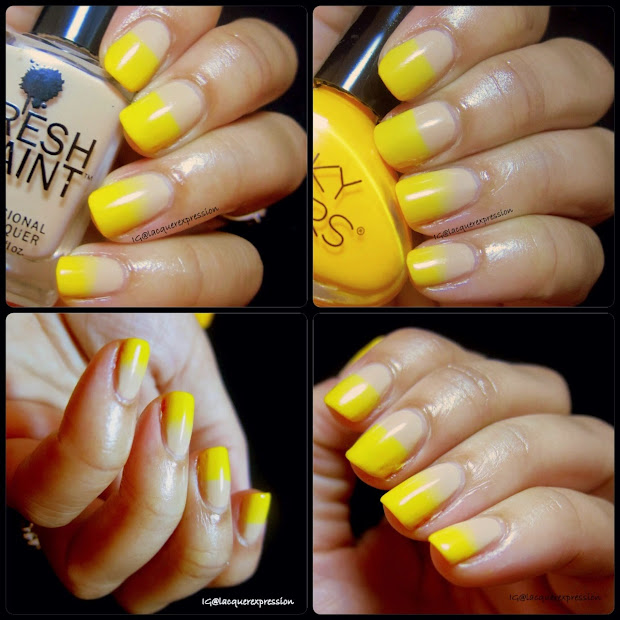 nail art - yellow nails instagram's