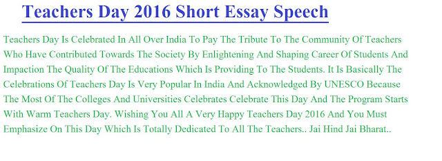 short essays on teachers day short essays on teachers day