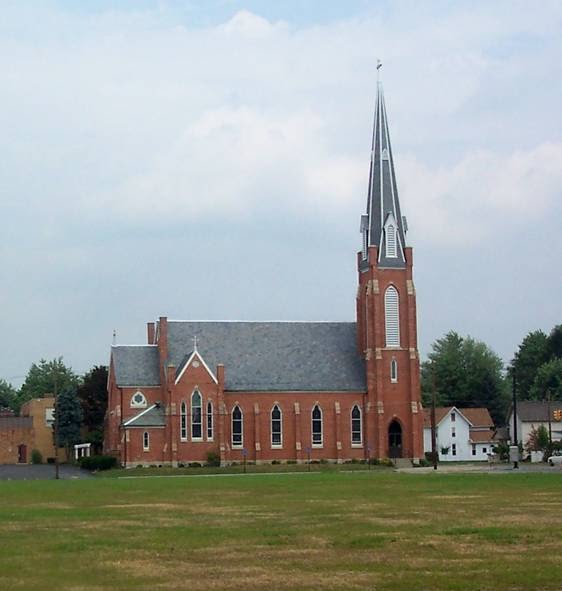 Catholic Architecture and History of Toledo, Ohio St. Mary, Clyde