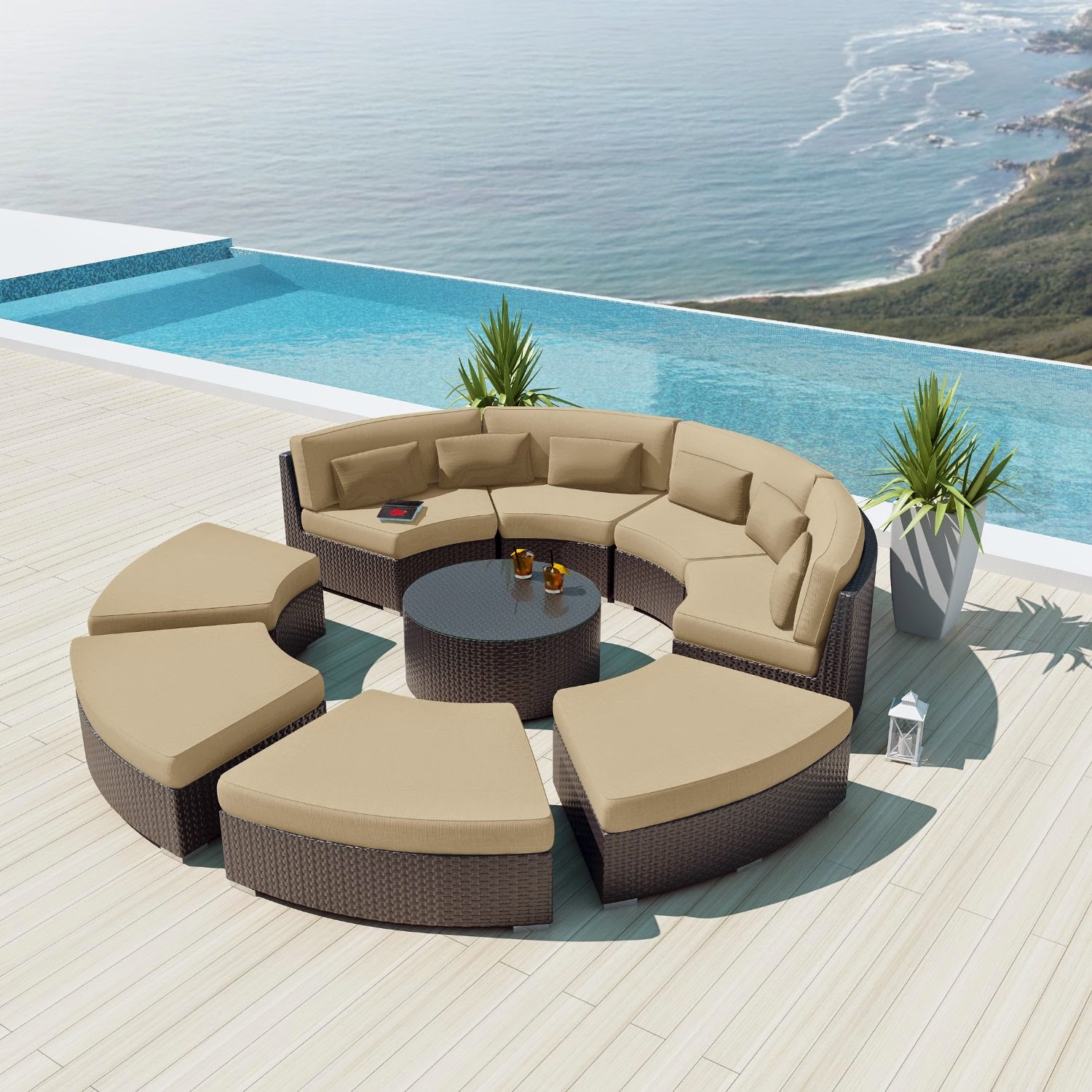 Top Seller Curved Sofa site Curved Modular Sectional Sofa