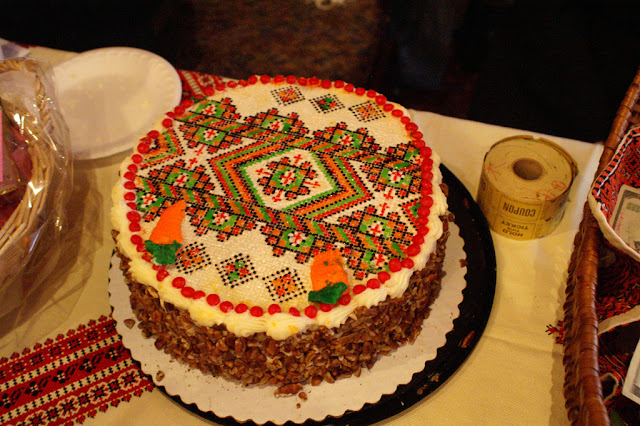 Ukrainian Embroidery Cake Ukrainian Embroidery Cake