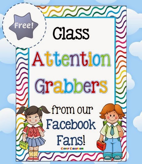 Free PDF file Class Attention Grabbers freebie